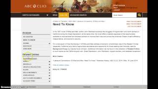 Using ABC-CLIO