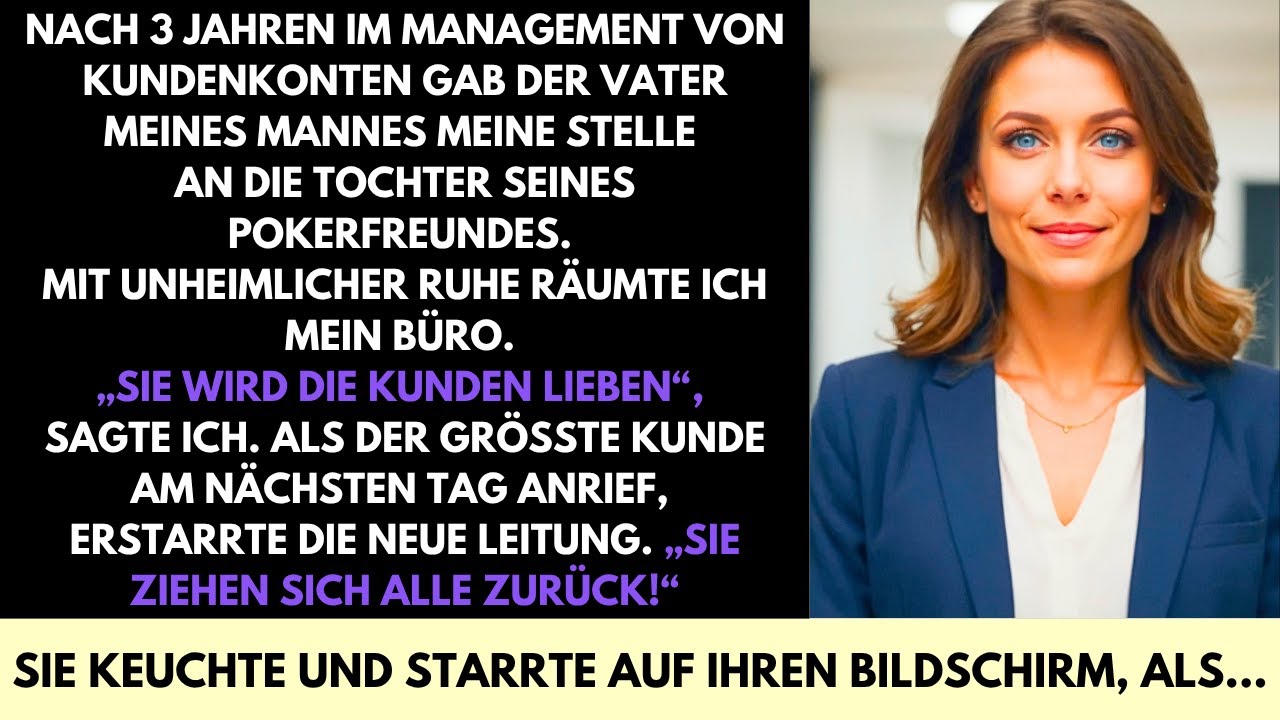 Nach 3 Jahren Loyalität Ersetzten Sie Mich Durch Sie—Und Sie Geriet In Panik Als Kunden Anriefen