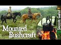 Bushcraft on Horseback - Hammock camping with horses and dog!