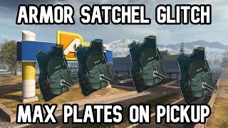 WARZONE SEASON 5 RELOADED ARMOR SATCHEL GLITCH/ GET MAX ARMOR PLATES WHEN YOU PICK UP A SATCHEL!
