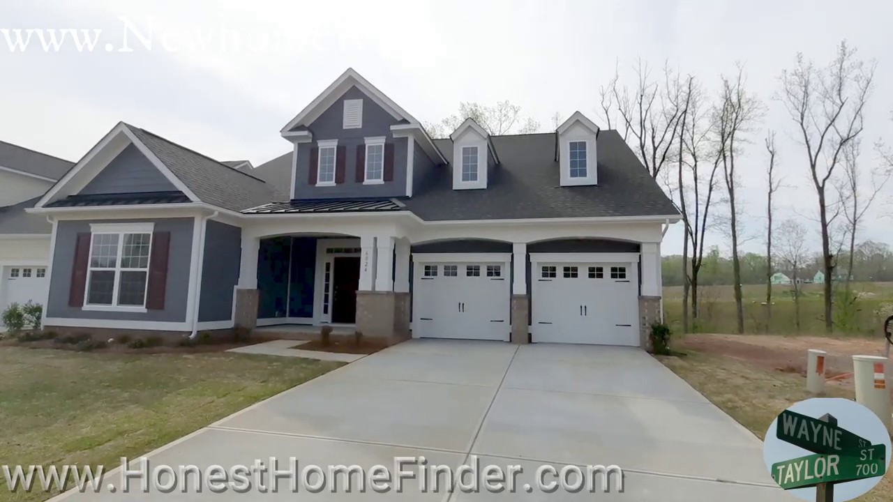 MI Homes Millbridge Witley plan. New homes in Waxhaw NC YouTube
