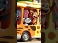 Wheels on the Bus 🚌🎶 | Fun Kids Rhyme #Shorts