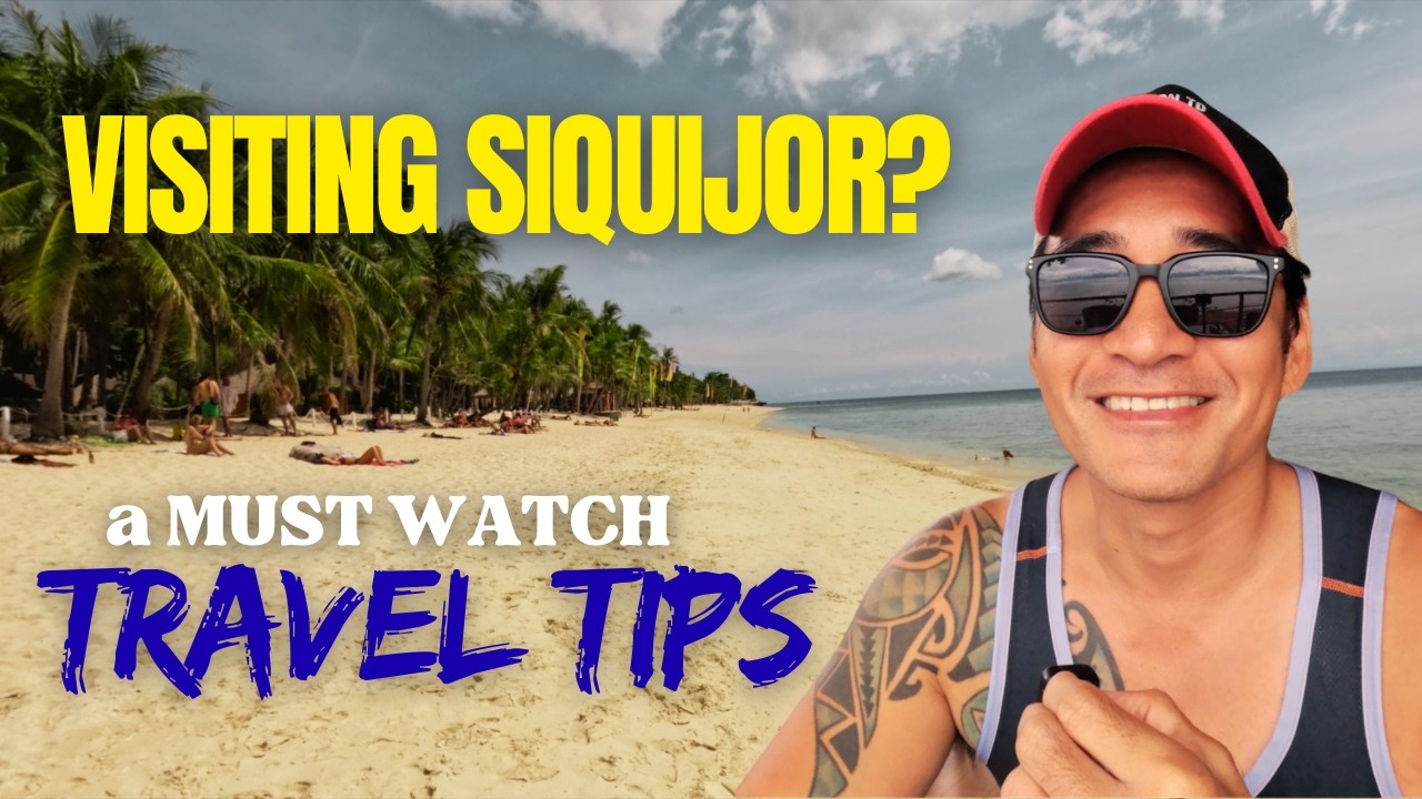 👌TRAVEL TIPS FOR YOUR SIQUIJOR TRIP! 🌴