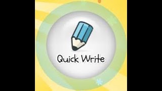 Quick Write Lesson