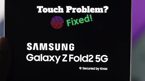Fixed- Samsung Galaxy Fold Touch Screen Not Working!