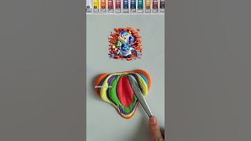 When I Mixing Color (Inside Out 2)part 5 #colormixing #satisfying #insideout2 #mixingcolor #relaxing