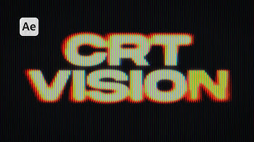 Hoe je een CRT-tv in After Effects kunt laten lijken | Tutorial zonder plug-ins