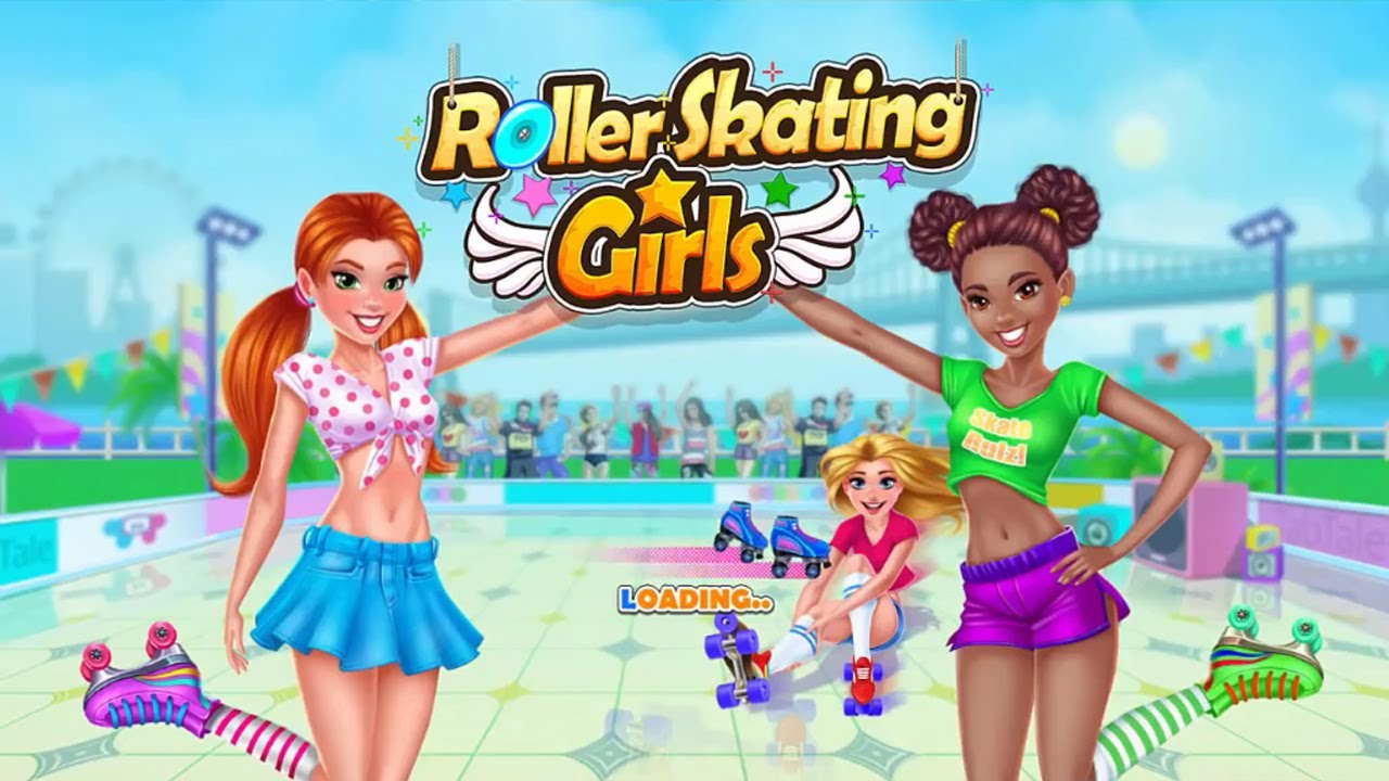 Roller Skating Girls Dance on Wheels Kids Skating Games Princess