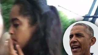 Filha de Barack Obama é flagrada Fumando Maconha no Lollapalooza