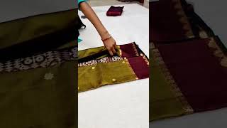 Kanchipuram Korvai Border Silk Saree  handloomsarees
