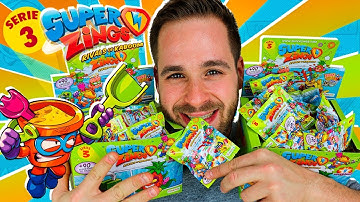 SuperZings Series 3 UNBOXING CAJA 50 SOBRES SORPRESA | Mega UNBOXING SuperZings en Pe Toys