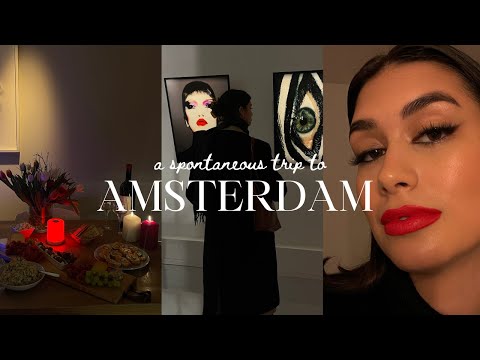 a spontaneous trip to Amsterdam for New Years | travel vlog