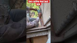 Core cutting beat best hole |hvac| #trending #pipelining #split #corecutting #diy #rcc #reels