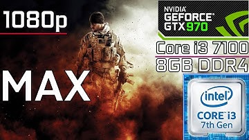 Medal of Honor Warfighter - Core i3 7100 + GTX 970