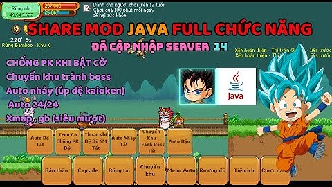 Ngọc Rồng Online - MOD NRO JAVA full chức năng từ A-Z vip nhất từ trước đến nay
