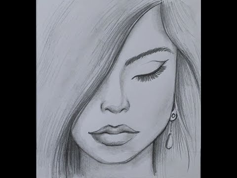 HOW TO DRAW A REALISTIC GIRL (for beginners) - YouTube