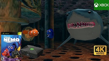 Disney/Pixar Finding Nemo (2003) Microsoft Xbox Gameplay #2 in HD～4K 60FPS