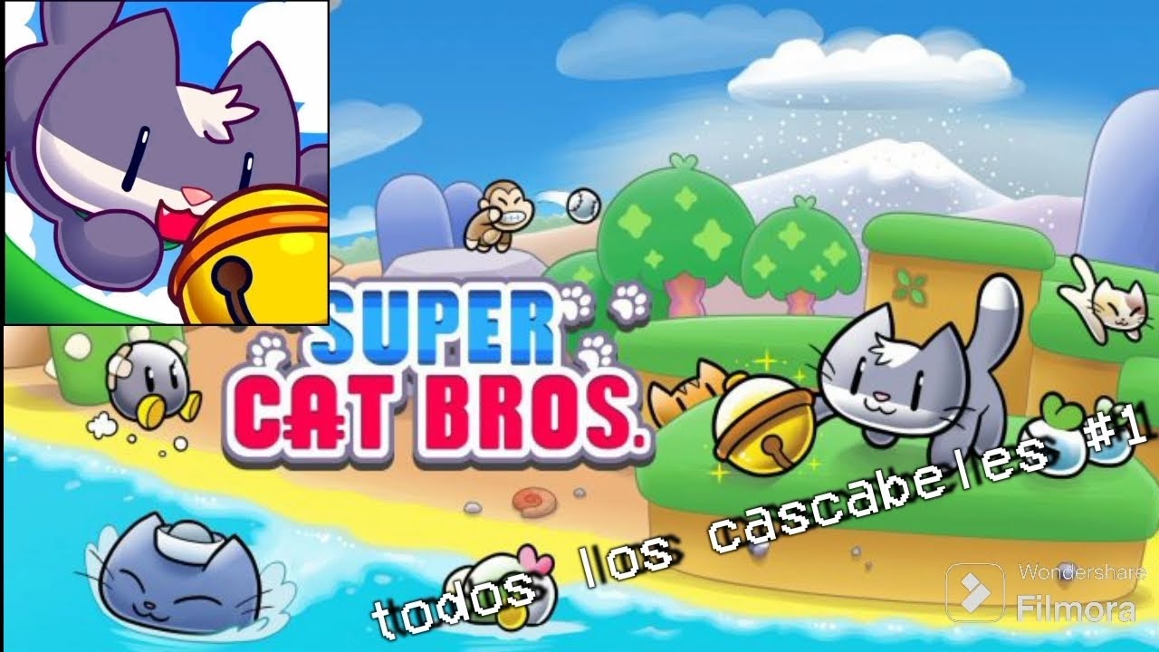 súper Cat Bros (o súper Cat tales) todos los cascabeles #1 - YouTube