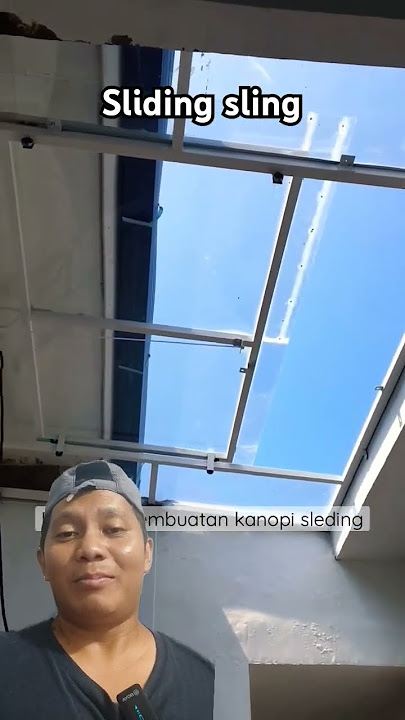 Sliding canopy with slings suitable for backyard #slidingcanopy #short