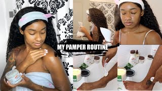 AT HOME PAMPER ROUTINE ON A BUDGET | Michelle Jones