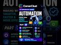 What is #Automation? ⚡🤖 Explained in 60 Seconds | AI Terminology #18 #ai #CareerClust #Shorts