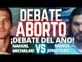 ¡DEBATE del AÑO! Dos FILÓSOFOS debaten sobre el ABORTO | Jonathan Ramos VS Nahuel Michalski