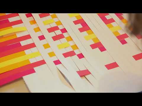 Create paper weavings Michelle Grabner The Art Assignment - MENA Instructional Video