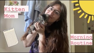 My 7am Morning Routine as a Kitten Mom 🐱 + a Chatty GRWM 🤎 by Olivia Rose Bean 373 views 10 months ago 14 minutes, 58 seconds