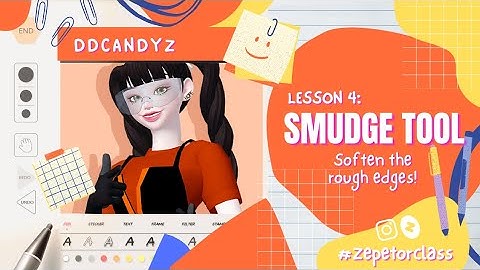 [ZEPETOR CLASS] Lesson 4 : Smudge Tool #ZEPETO #ZEPETORCLASS