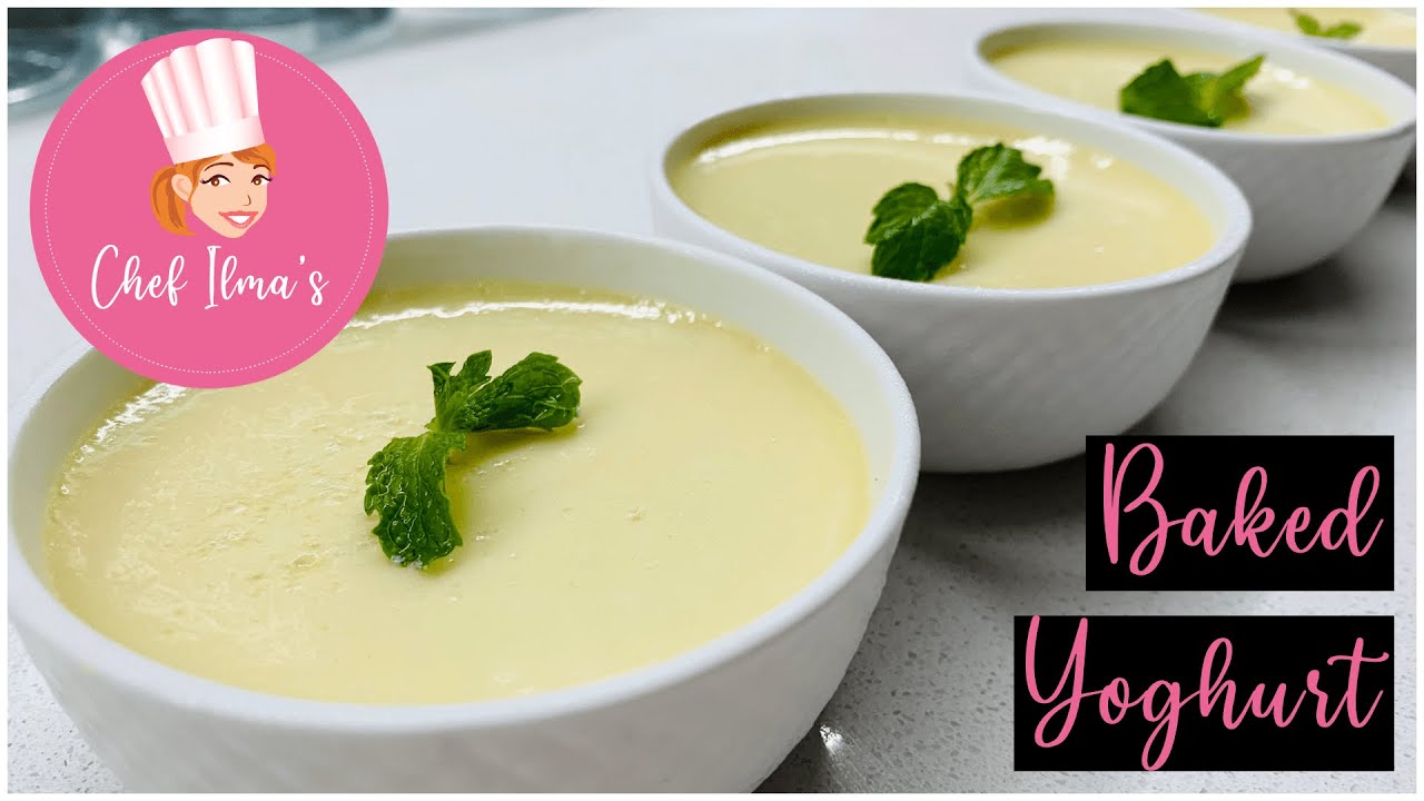 Baked Yoghurt recipe with only 3 ingredients!!! Have oven? Bake it! No oven? Steam it!