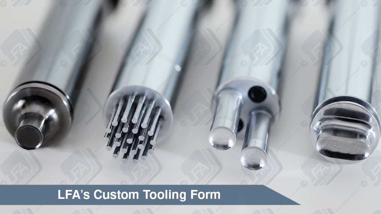 LFA Tableting Custom Tooling Form LFA Tablet Presses YouTube