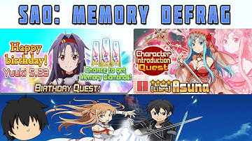 Sword Art Online Memory Defrag | Part 66 | Happy Birthday Yuuki & Libra Asuna