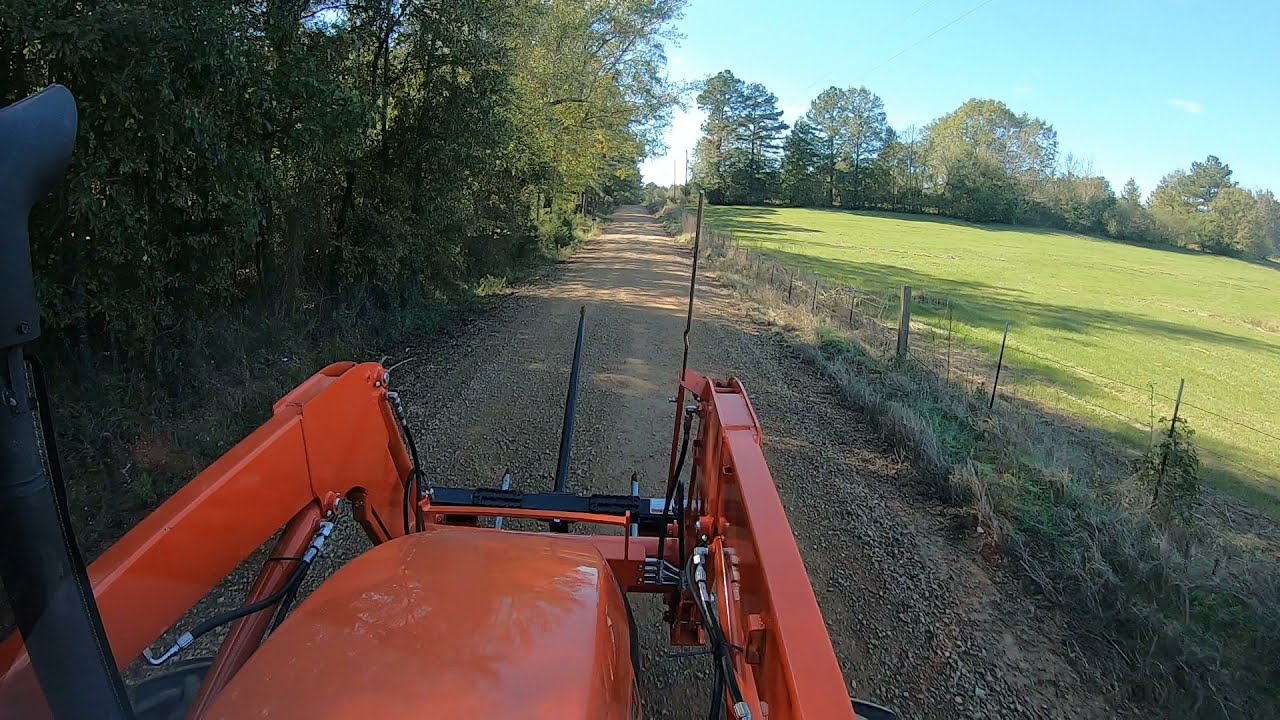 Using Kubota M7060 to Stop Trespassers