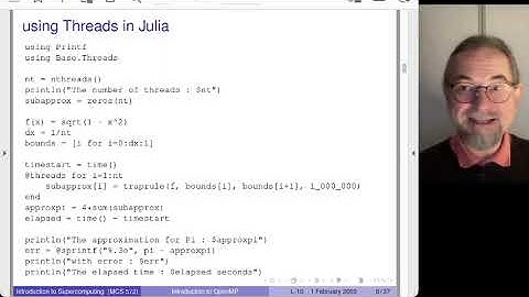 Introduction to OpenMP to program shared memory parallel computers
