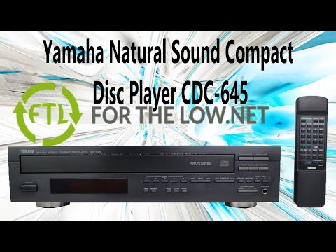 Yamaha 5 Disc Carousel CD Changer CDC-645 With Remote Compact Disc Player