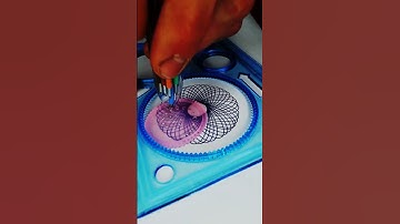 What does this pattern resemble?🤔 Magic Ruler #2024 #shorts #spirograph #short