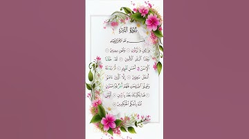 SURAH AT-TIN (سورة التين) - Egzon Ibrahimi #egzonibrahimi #surahattin#quran #surat #surah teen