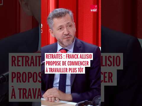 Miniature de la vidéo : Retraites : Franck Allisio propose de commencer à travailler plus tôt