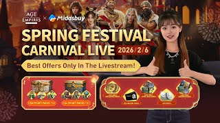 Midasbuy X Age of Empires Mobile Spring Festival Carnival Live