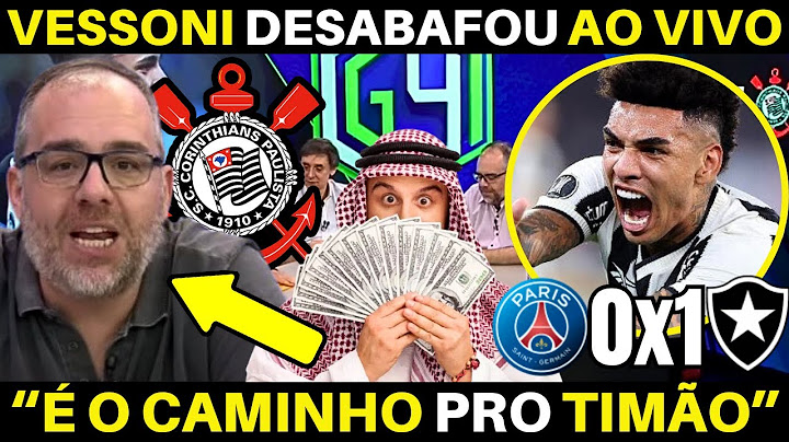 IT WAS A SHOW! VESSONI SHOWED THE WAY TO END THE CRISIS AT CORINTHIANS.