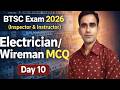 BTSC work inspector mechanical electrician wireman most question 2026