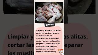 Receta de Alitas de Pollo a la BBQ en la Freidora de Aire | Crujientes por fuera, jugosas por dentro