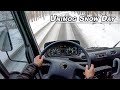 2004 Mercedes Benz Unimog U500 SNOW DRIVE! Surprising My 11 Year Old Cousin on a Snow Day (POV)