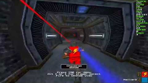 Quake Guys going Full Court Ballin on The Pit map by Maric Quake 2 CTF RailwarZ