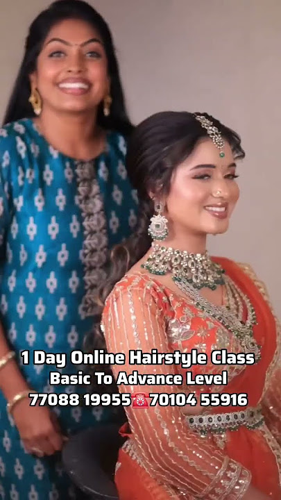 online Hairstyle class📞7708819955 // 7010455916 #nilaasfashioninstitute #nilamakeoverartistry