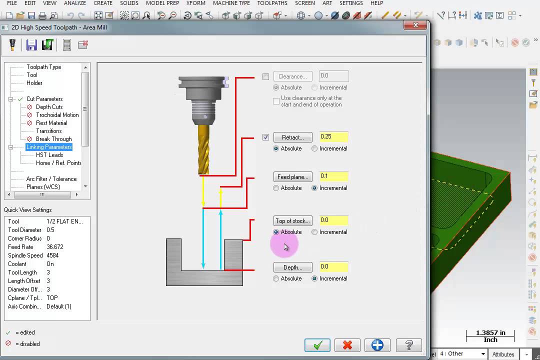 TFM - Mastercam X8 2D High Speed Toolpath Introduction - Area Mill