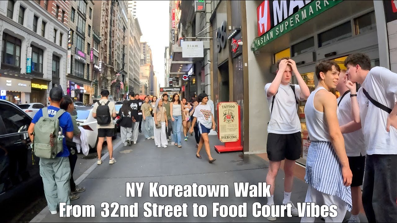 Koreatown NYC Walking Tour | 32nd Street & Hidden Food Court Adventure