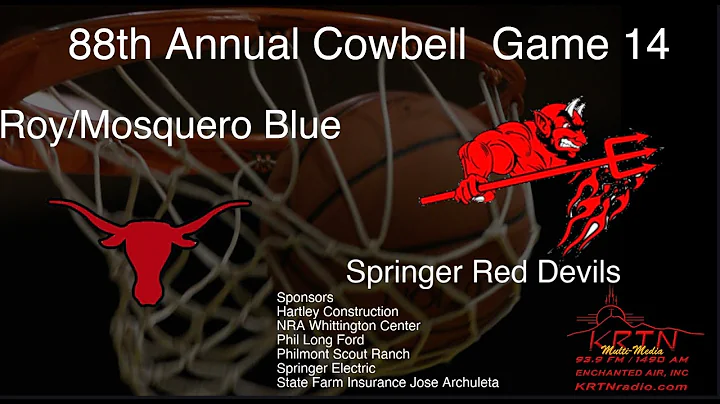 88th Annual Cowbell   Game 14 Roy/Mosquero v Springer