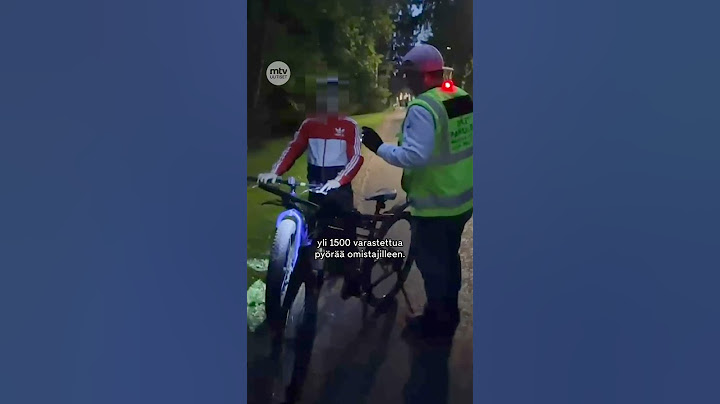 Näin varastettu polkupyörä napattiin takaisin omistajalleen Oulussa