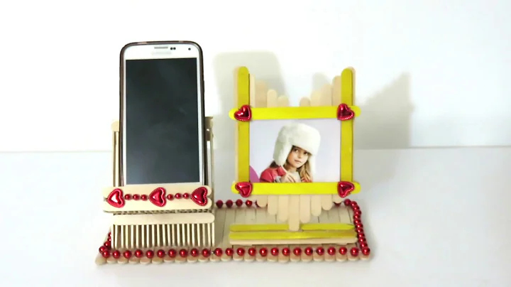 DIY Popsicle stick Phone Holder & Picture Frame Stand | Popsicle Stick Phone & Picture frame stand